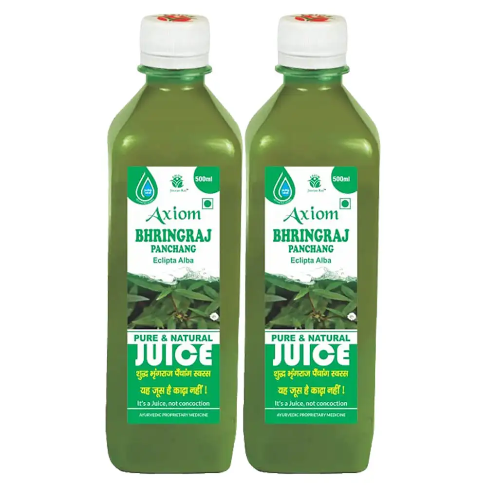 Jeevan Ras Bhringraj Juice,  Unflavoured Pack of 2  0.5 L