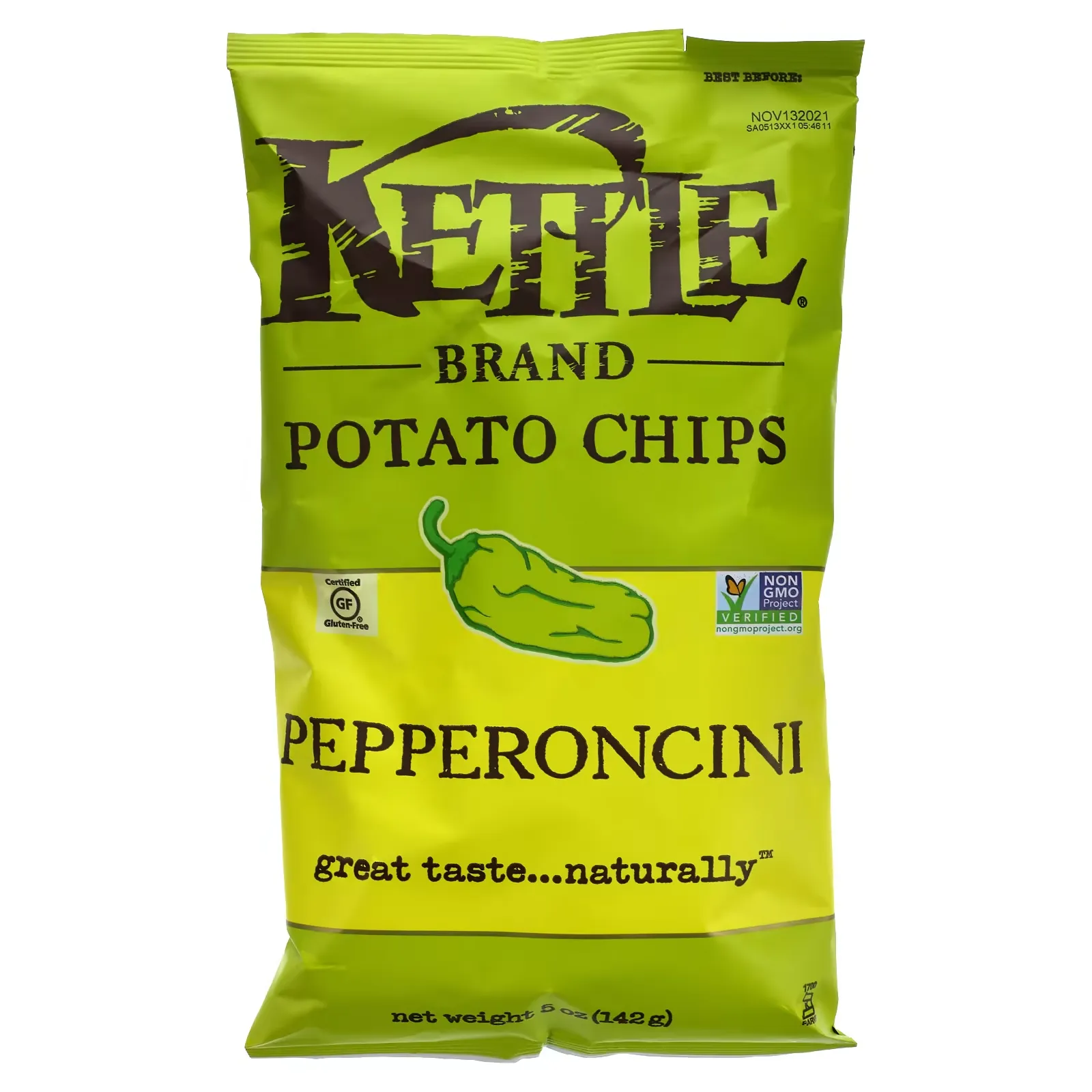 Potato Chips, Pepperoncini, 5 oz (142 g)