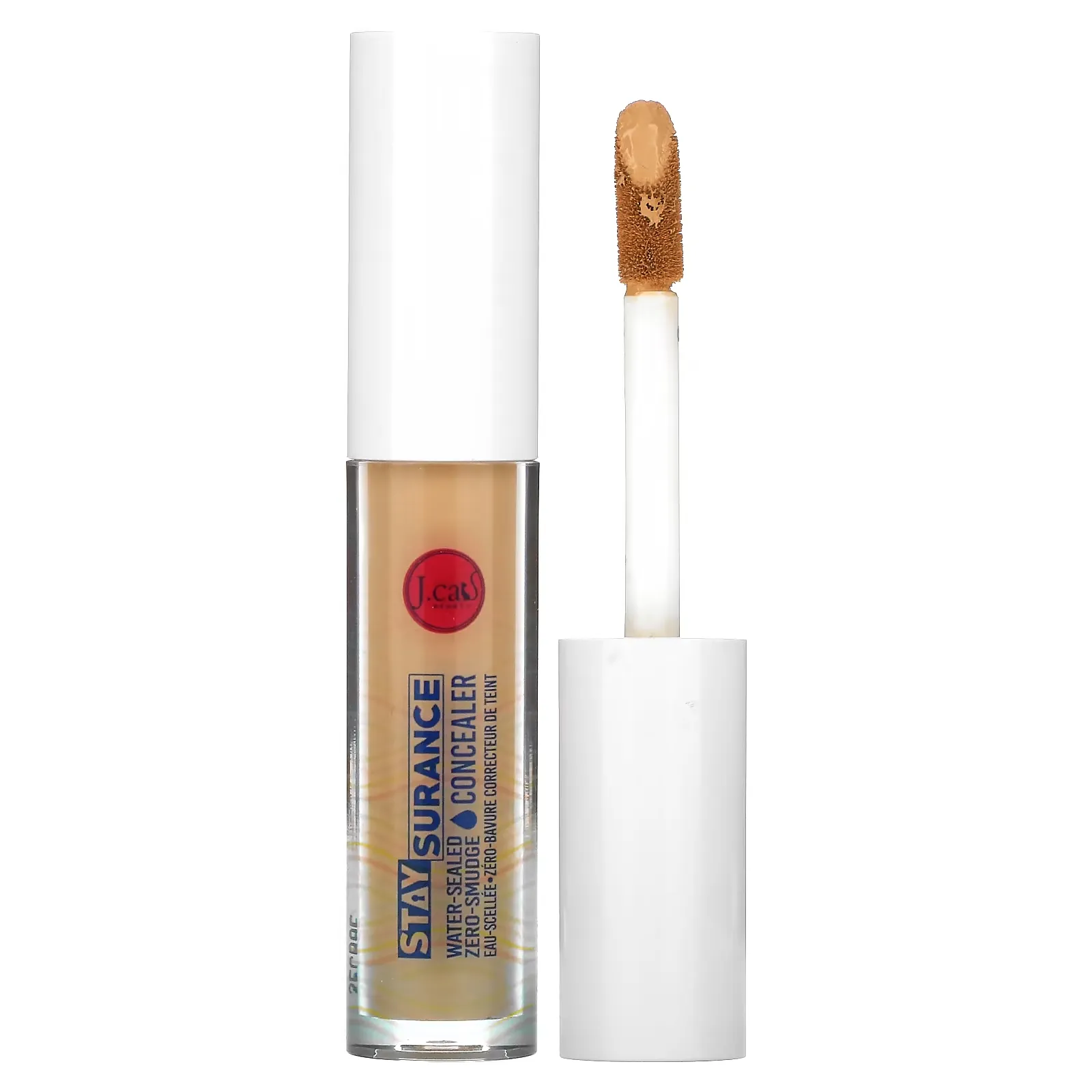 Staysurance, Water-Sealed Zero-Smudge Concealer, SHC109 Soft Tan, 0.16 fl oz (4.8 ml)