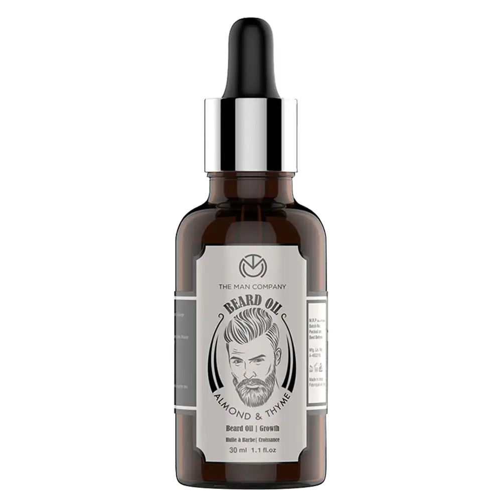 The Man Company Beard Oil,  30 ml  Almond & Thyme