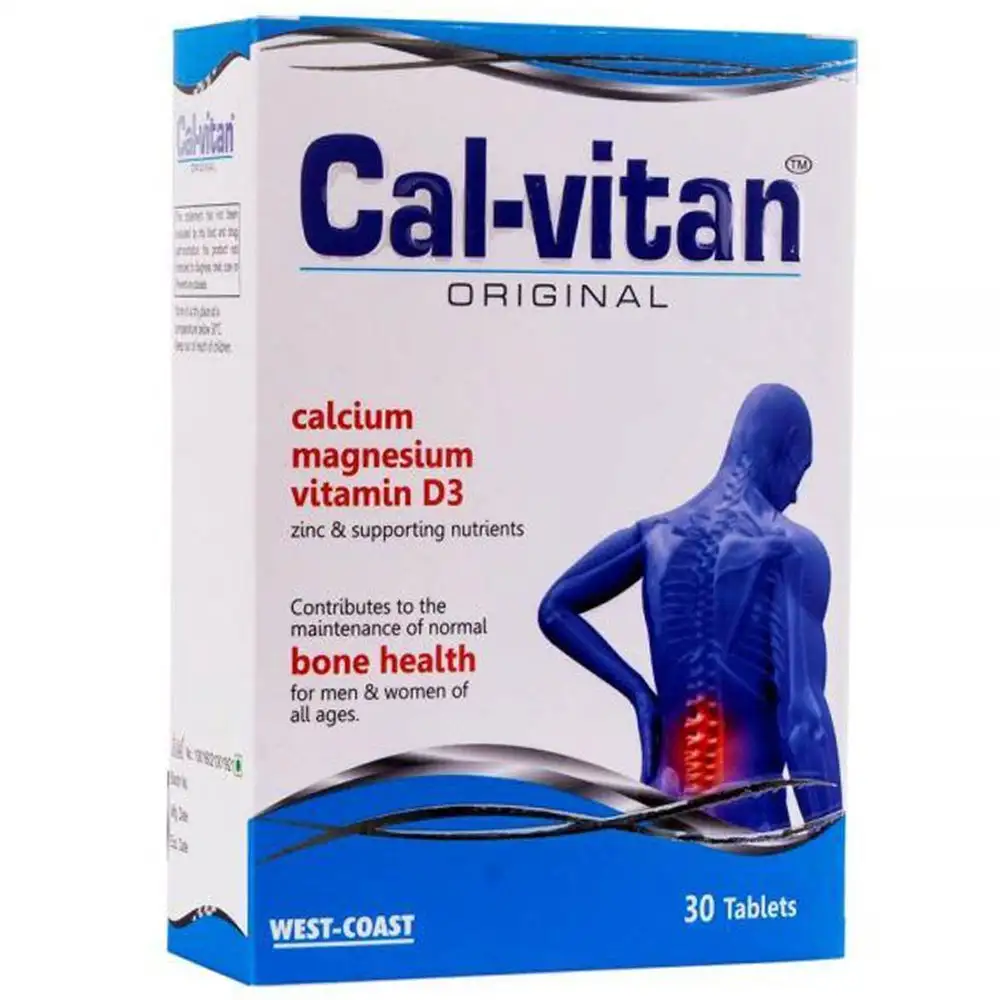 West Coast Cal Vitan Original,  30 tablet(s)  Unflavoured