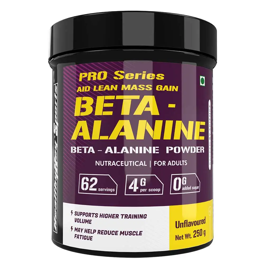 HealthyHey Sports Beta Alanine Powder,  Unflavoured  0.55 lb