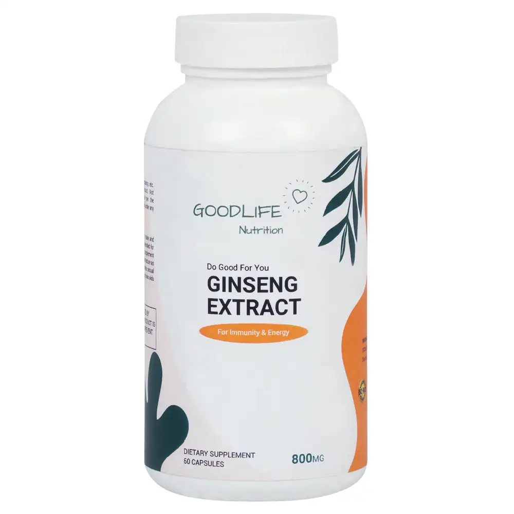 Goodlife Nutrition Ginseng Extract 800 mg,  60 capsules