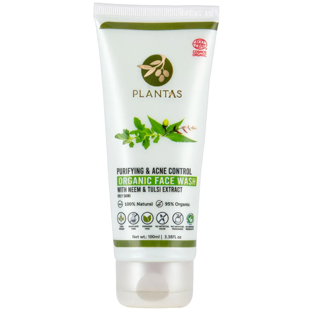 PLANTAS Purifying & Acne Control Organic Face Wash