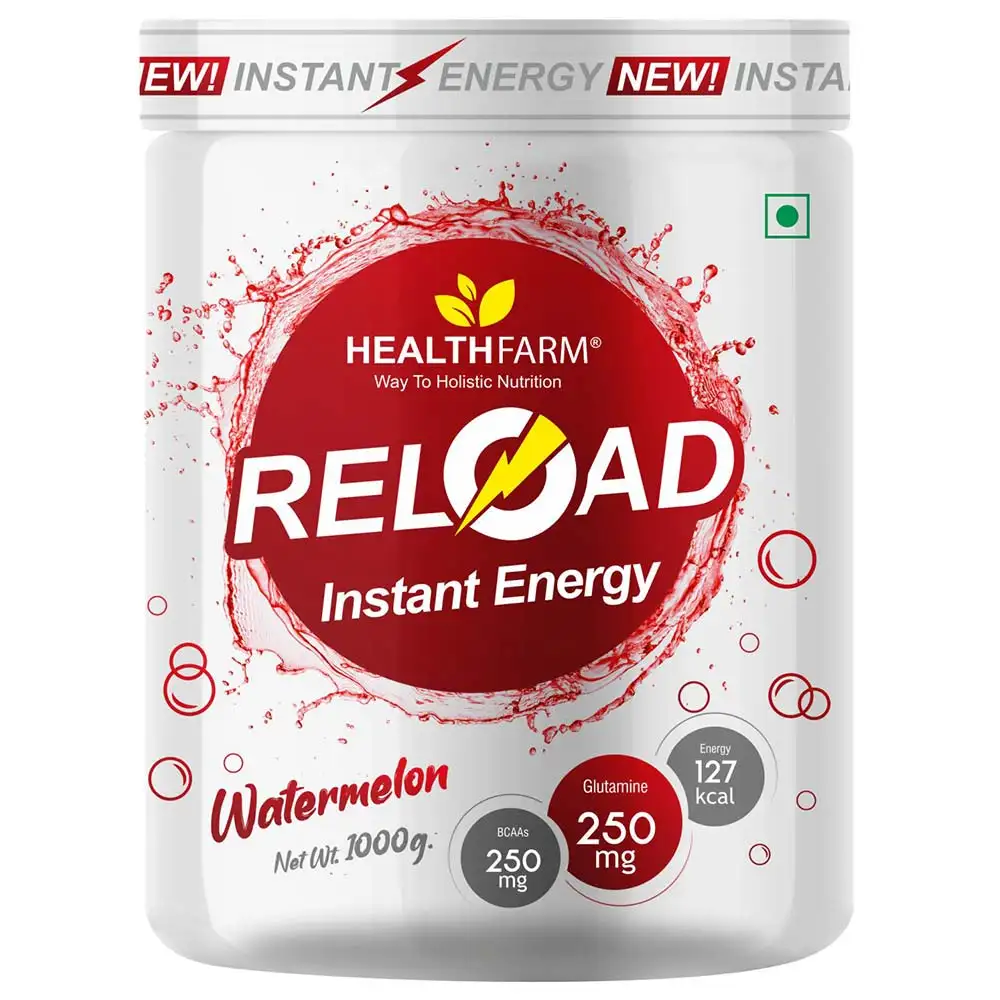 Healthfarm Elite Series Reload Instant Energy,  1 kg  Watermelon Crush