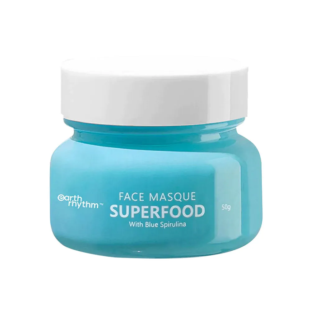 Earth Rhythm Superfood Face Masque With Blue Spirulina & Squalane