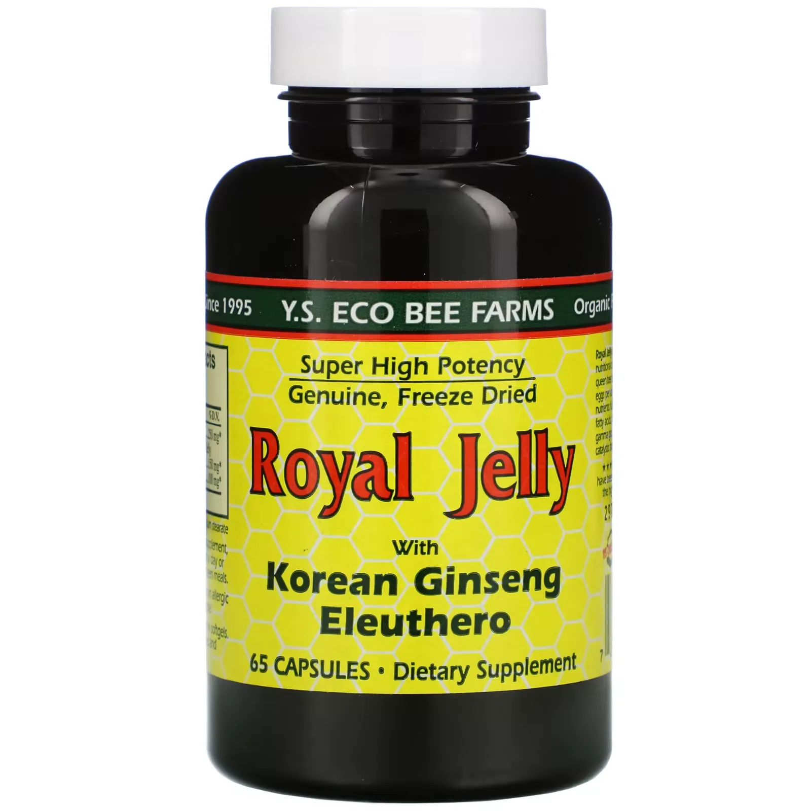 Royal Jelly, with Korean Ginseng Eleuthero, 65 Capsules