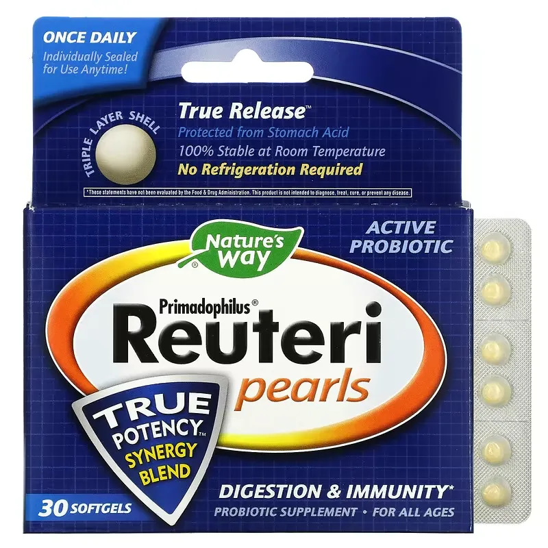 Primadophilus Reuteri Pearls, 30 Softgels