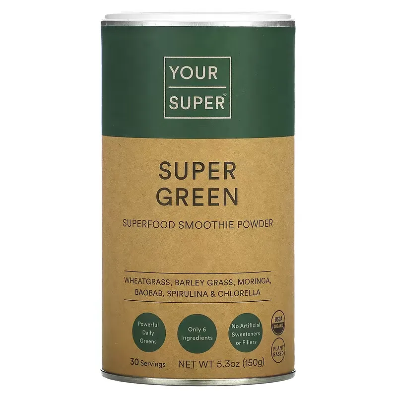 Super Green, Superfood Smoothie Powder, 5.3 oz (150 g)