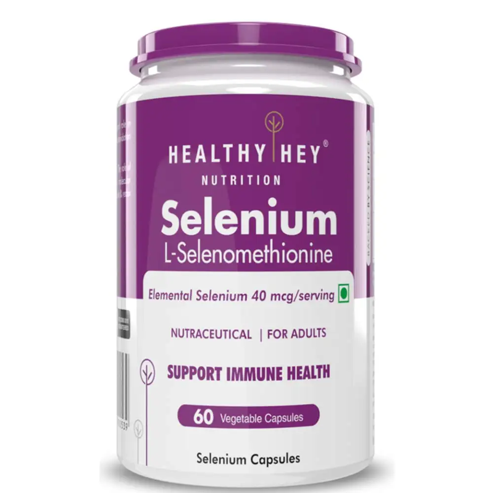 HealthyHey Nutrition Selenium,  60 capsules