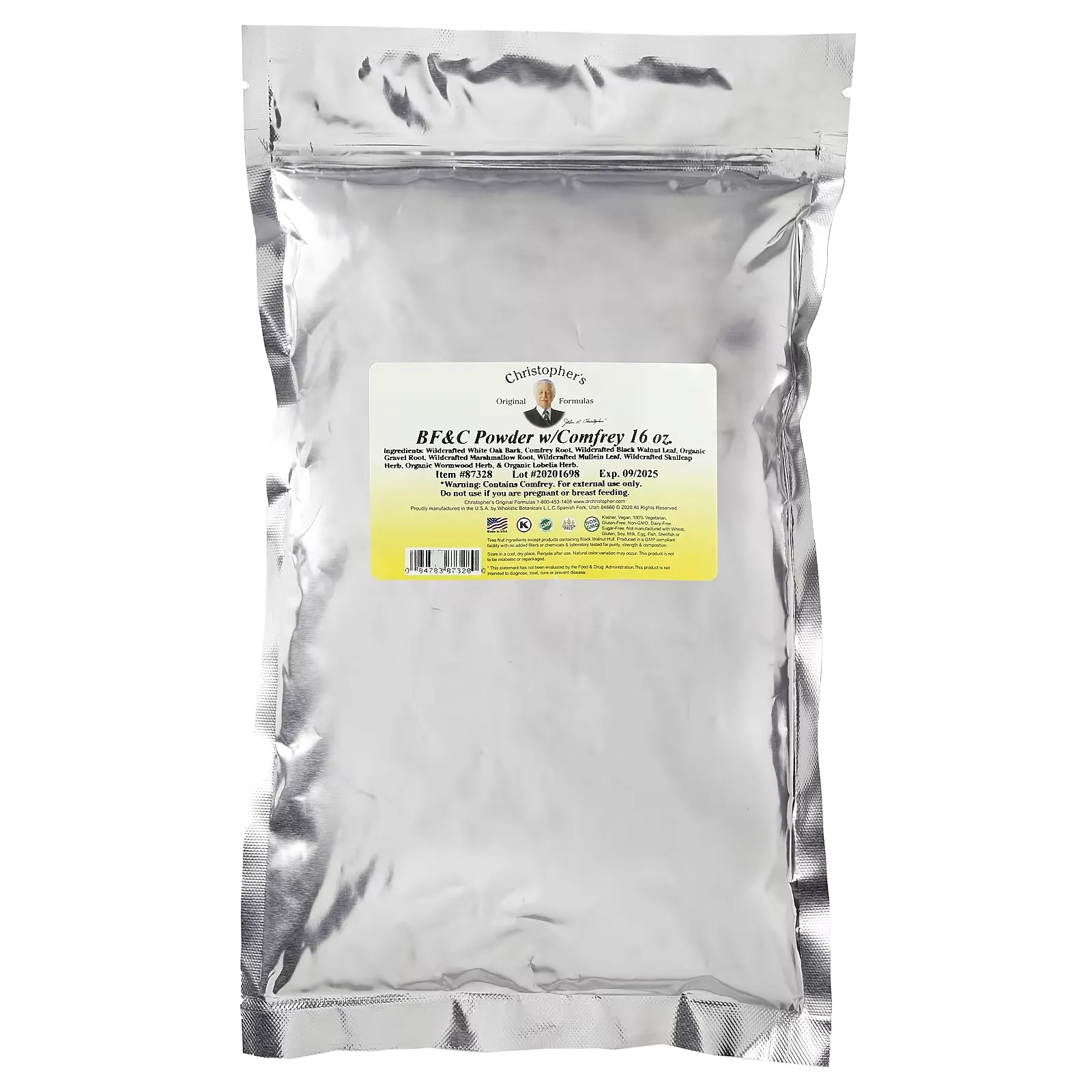 BF & C Powder w/Comfrey, 16 oz