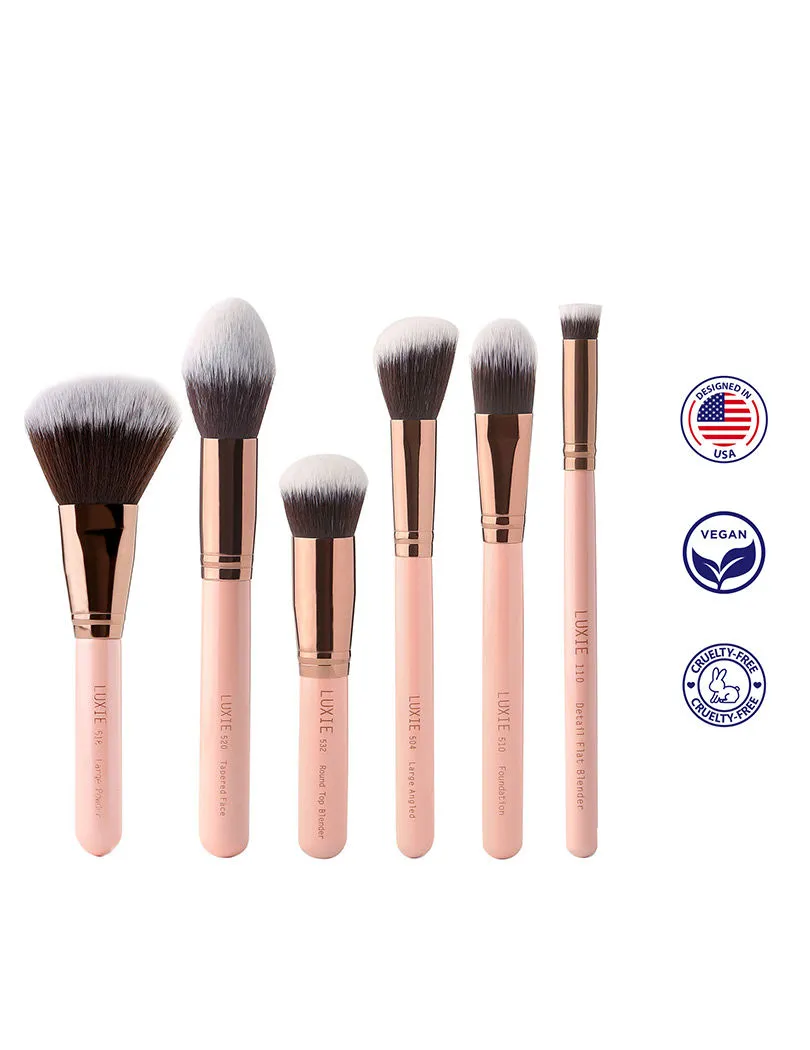 LUXIE Face Essential Set Rose Gold