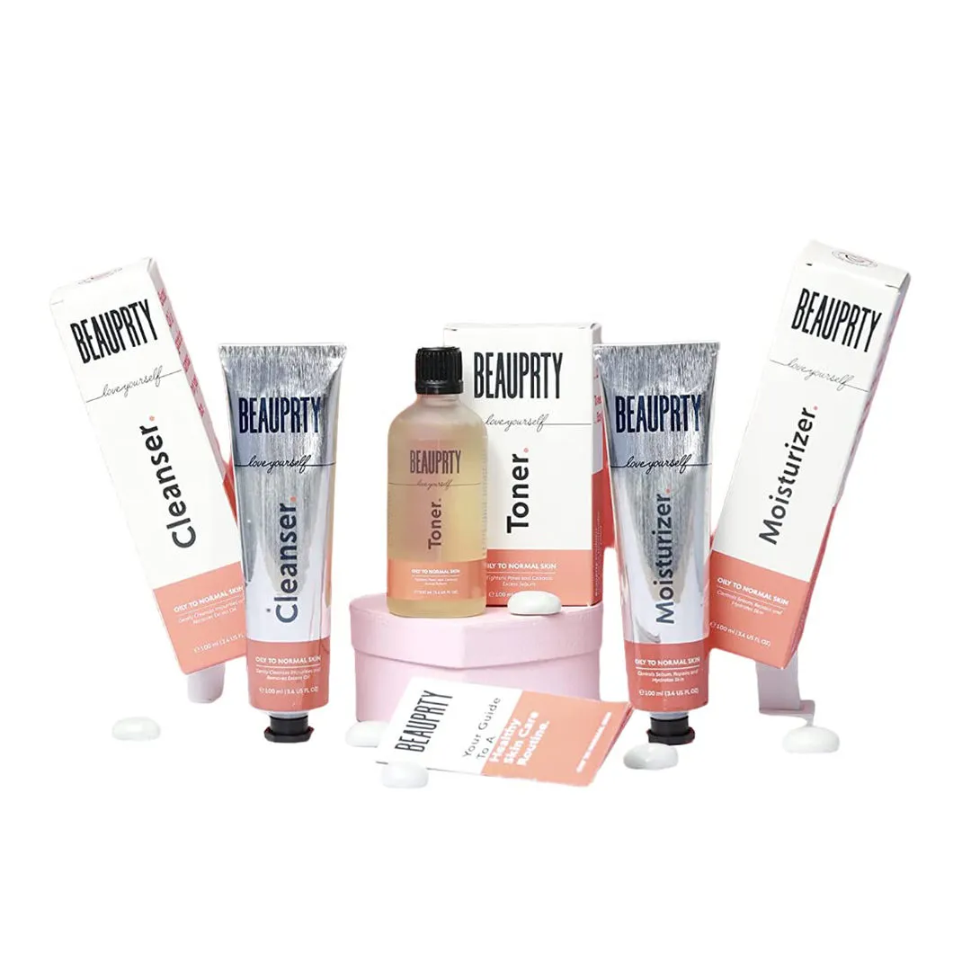 Beauprty Balancing Bundle Face Care Routine Kit for Oily & Acne-Prone Skin