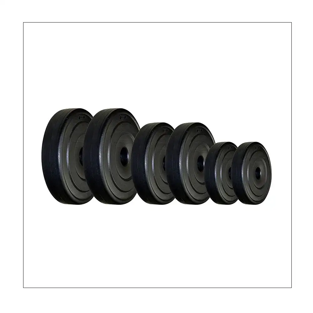 HUSTLE FITNESS PVC Combo 20Kg Weight Plates