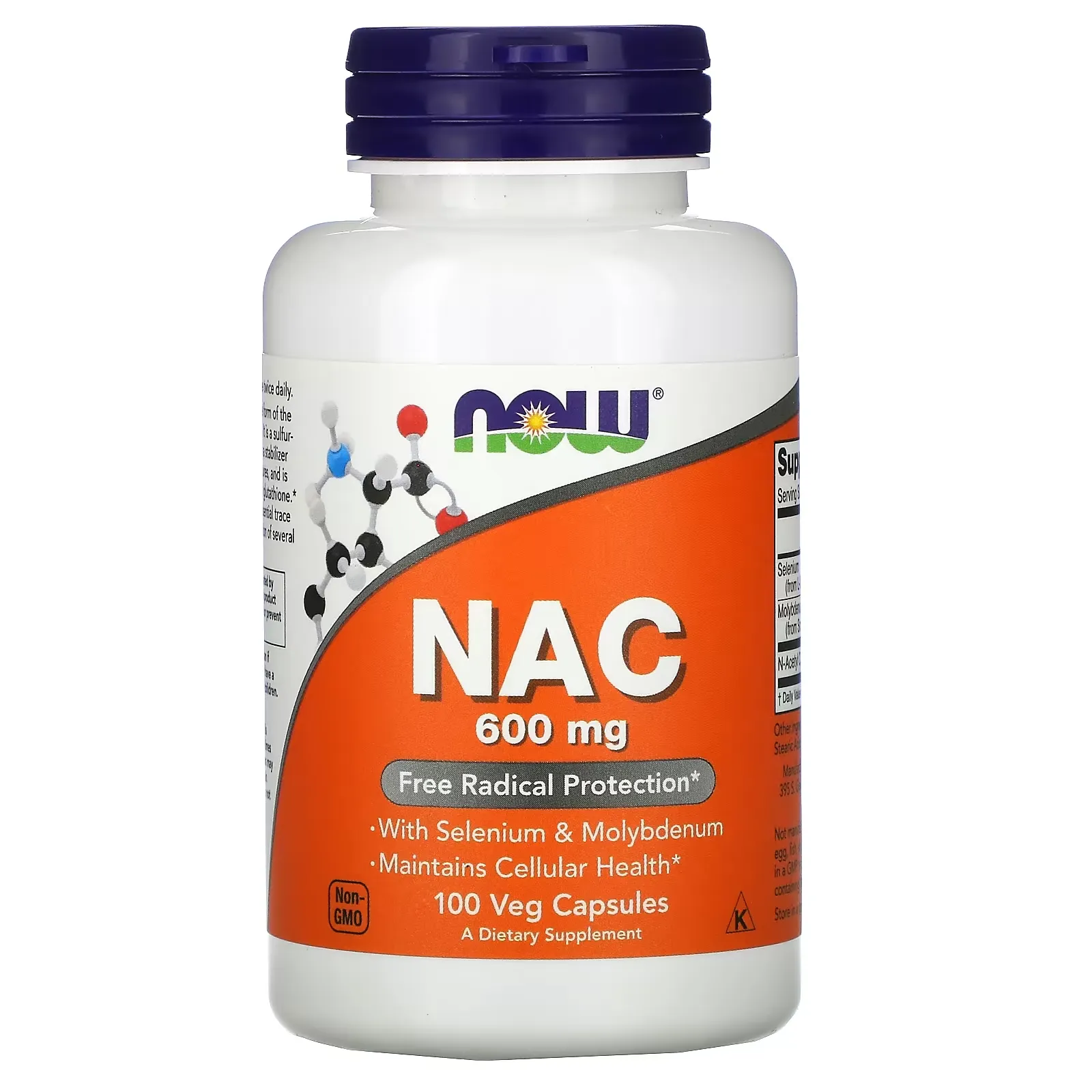 NAC, 600 mg, 100 Veg Capsules