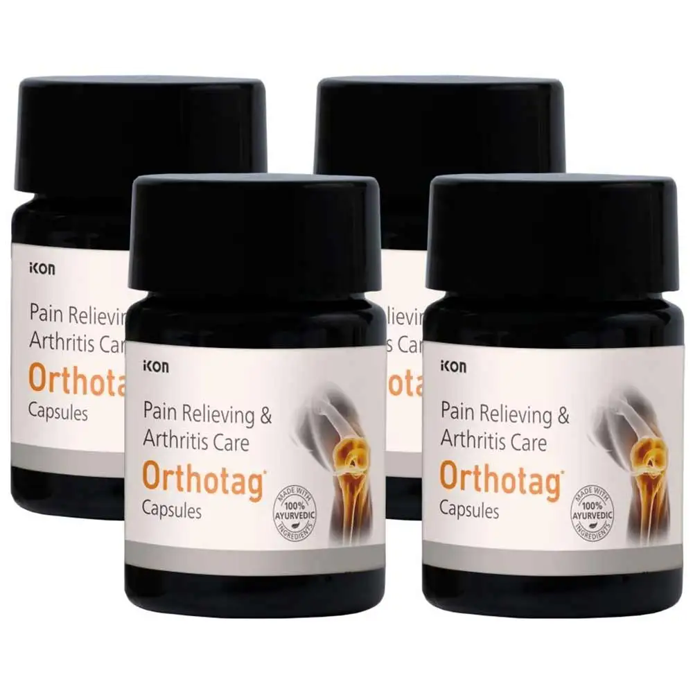 Orthotag Pain Relieving and Arthritis Care (Pack of 4),  10 capsules