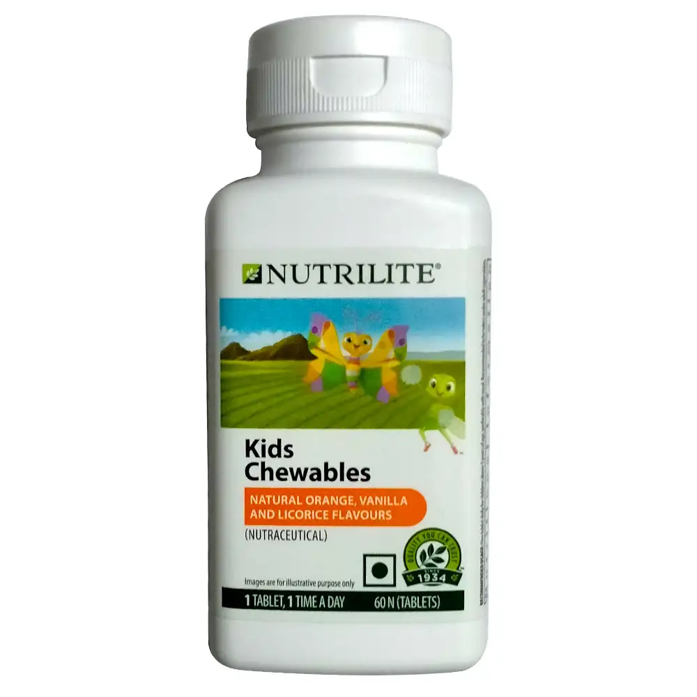 Amway Nutrilite Kids Chewable Multivitamin,  60 tablet(s)  Unflavoured