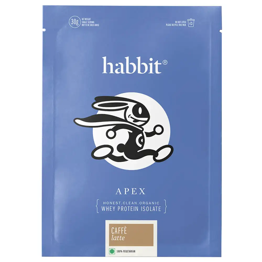 Habbit Apex Whey Protein Isolate,  0.46 lb  7 Servings, Cafe Latte