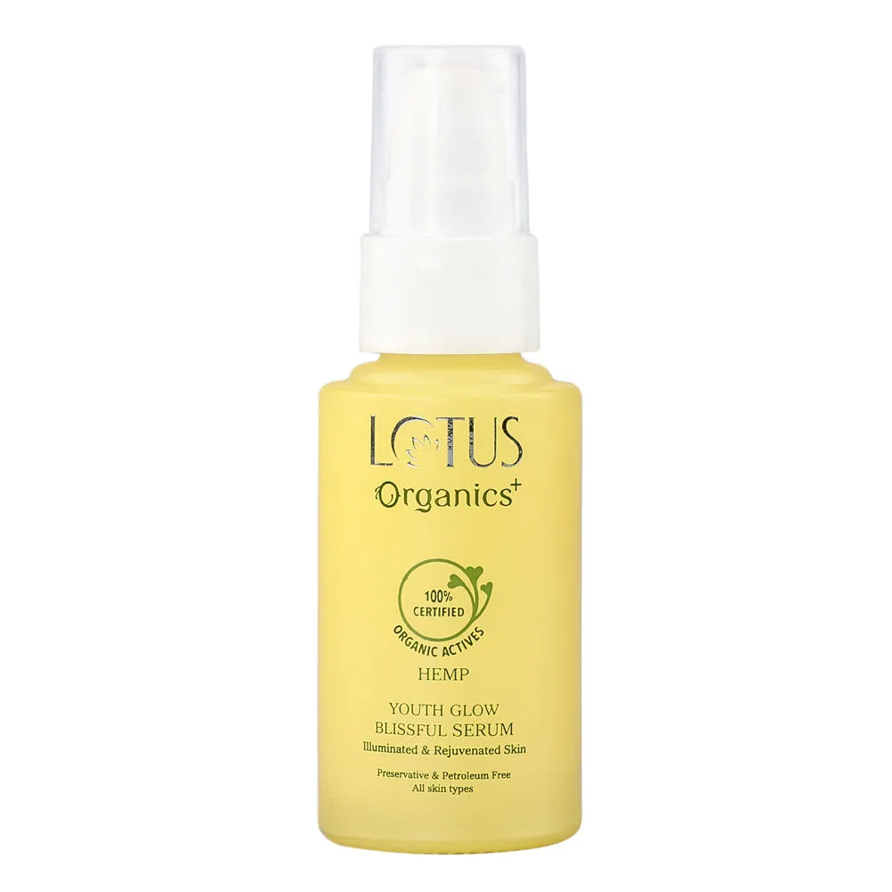 Lotus Organics Youth Glow Face Blissful Serum Moisturising & Nourishing