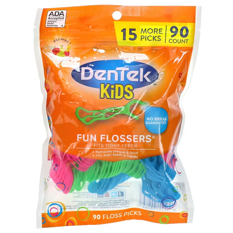 Kids Fun Flossers, Wild Fruit, 90 Floss Picks