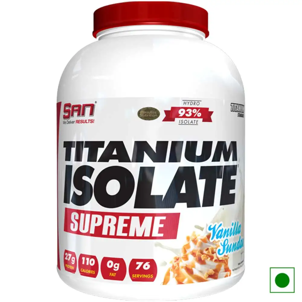 SAN Titanium Isolate Supreme,  5 lb  Vanilla Sundae