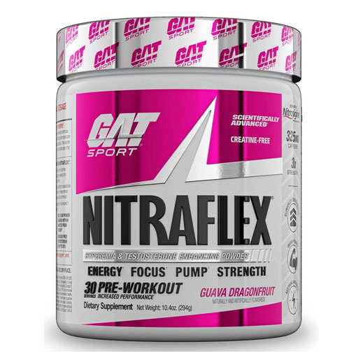 GAT Nitraflex w/ Nitrosigine - Guava Dragonfruit - 30 Servings