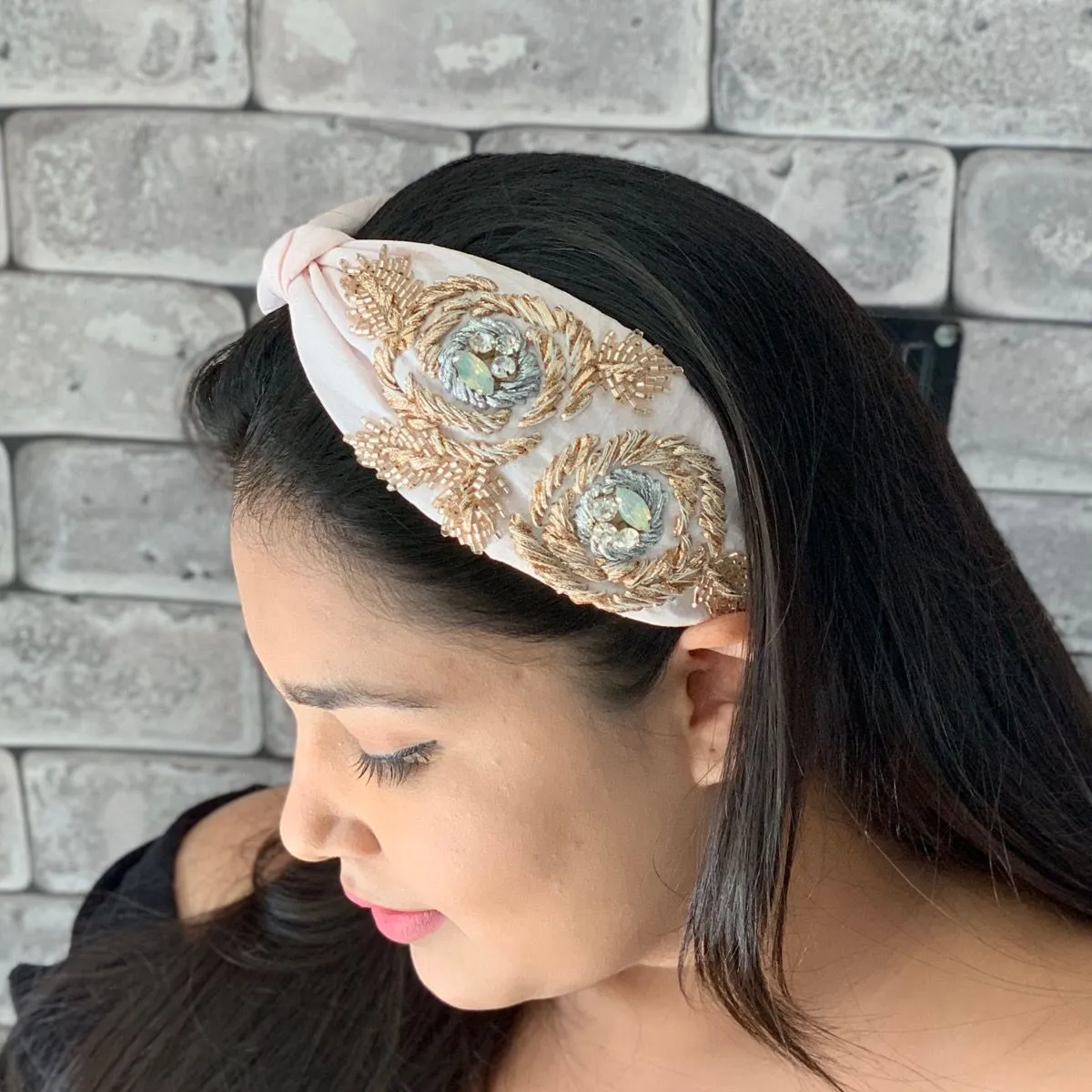 Turrbands Powder Pink Blossom Hair Band