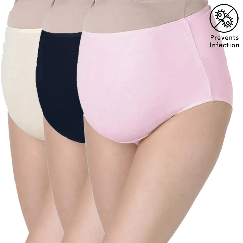 Morph Maternity Pack Of 3 Maternity Hygiene Panties - Multi-Color