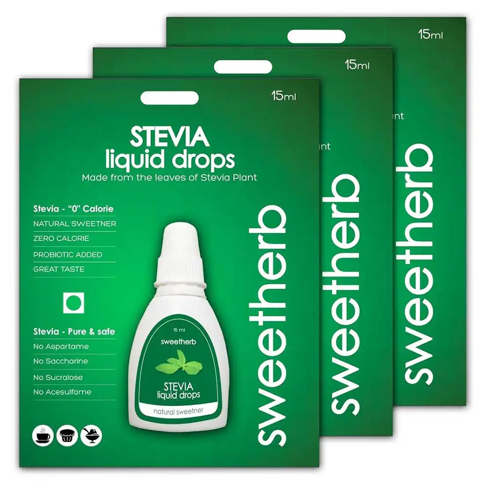 Sweetherb Stevia Sugarfree Liquid,  45 ml