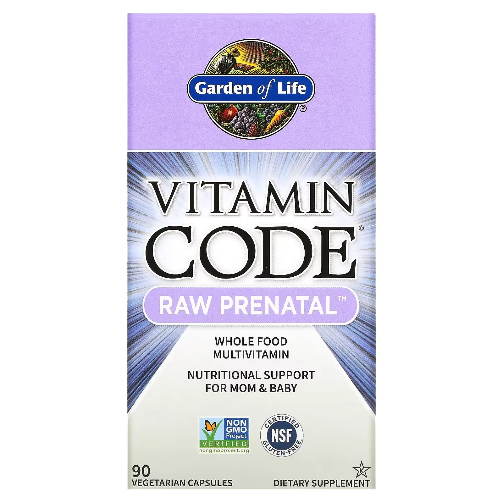 Vitamin Code, RAW Prenatal, 90 Vegetarian Capsules