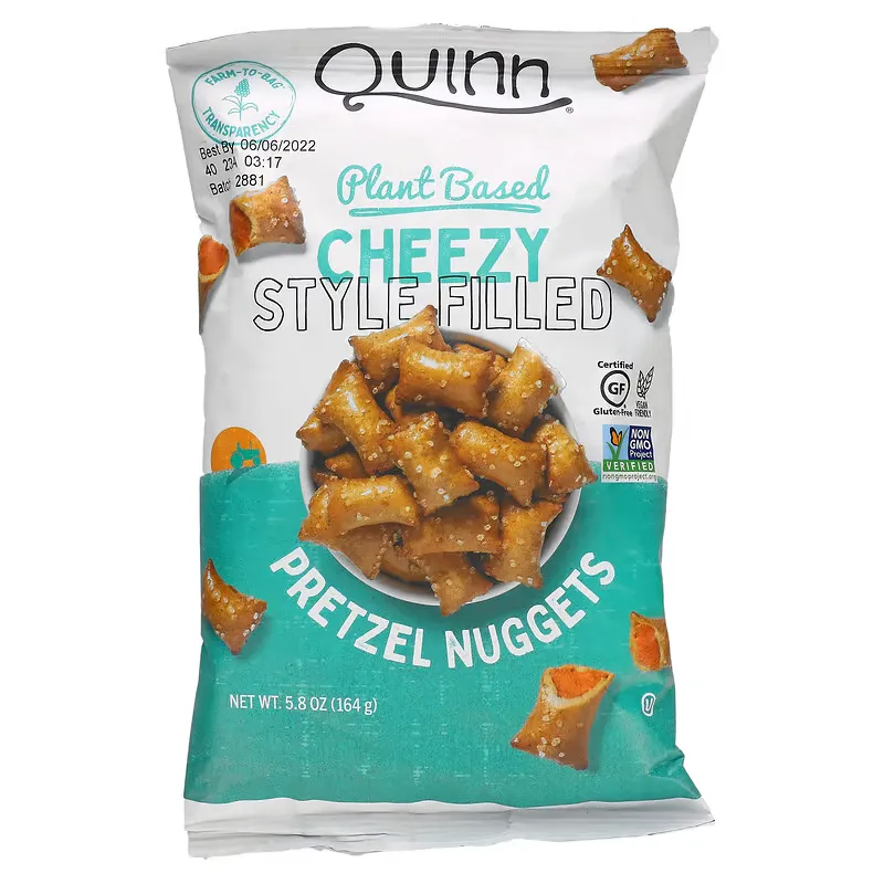 Pretzel Nuggets, Plant Based, Cheezy Style Filled, 5.8 oz (164 g)