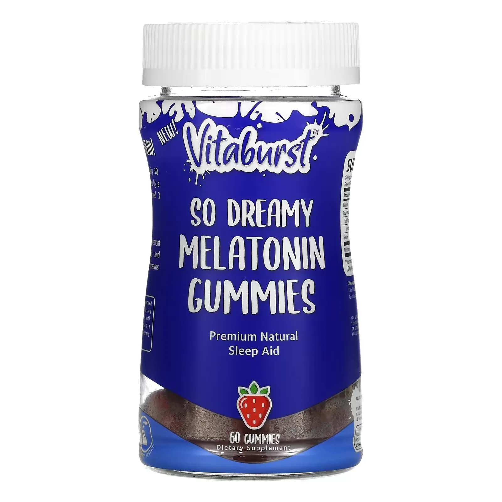 So Dreamy Melatonin Gummies, Strawberry, 60 Gummies