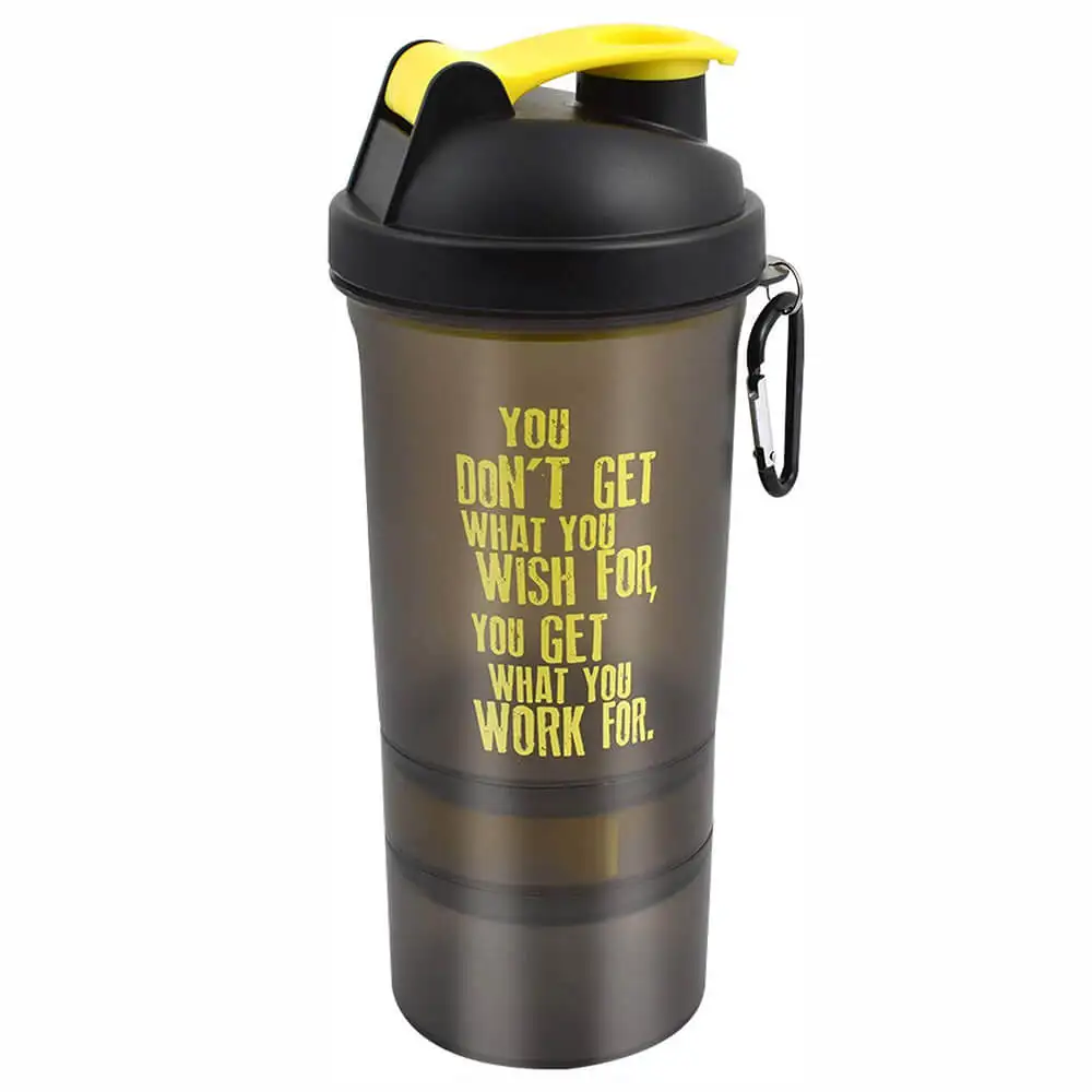 Greenbee Protein Shaker,  Black Yellow  500 ml