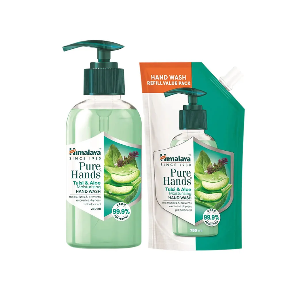 Himalaya Pure Hands Tulsi & Aloe Hand Wash Combo Pack