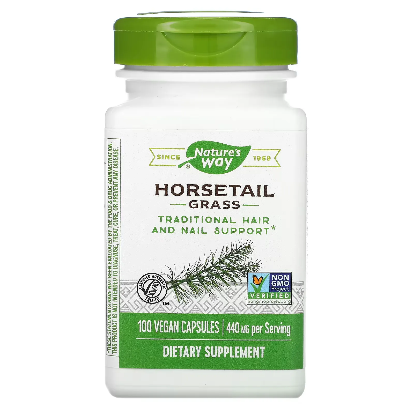 Horsetail Grass, 440 mg, 100 Vegan Capsules