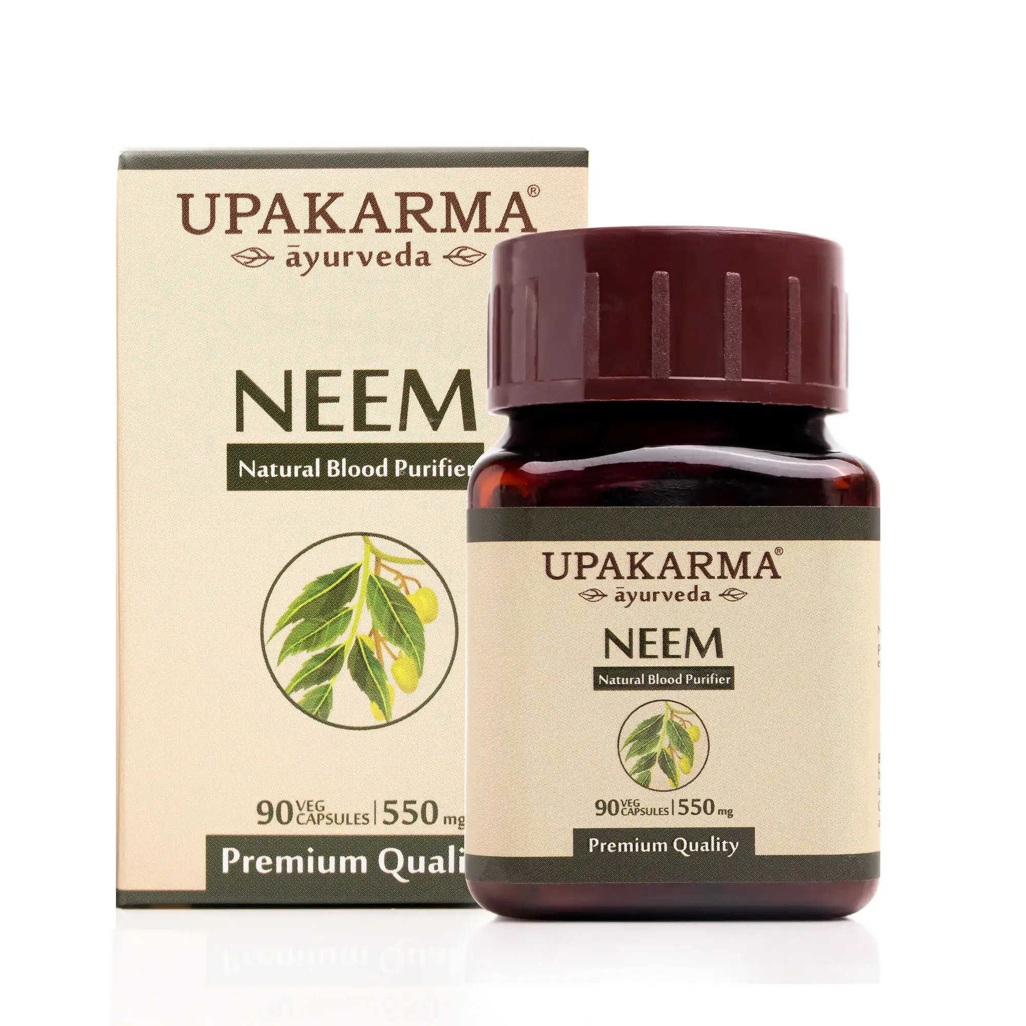 Upakarma Ayurveda Pure Herbs Neem Capsules