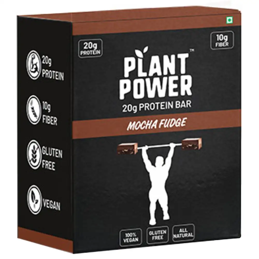 Plant Power 20g Protein Bar,  6 bar(s)  Mocha Fudge