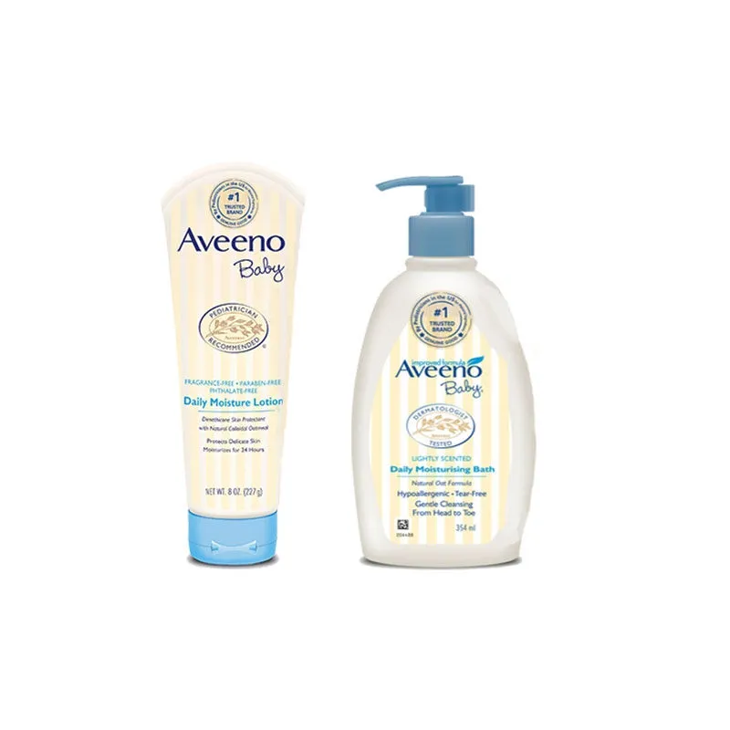 Aveeno Baby Bath and Body Combo