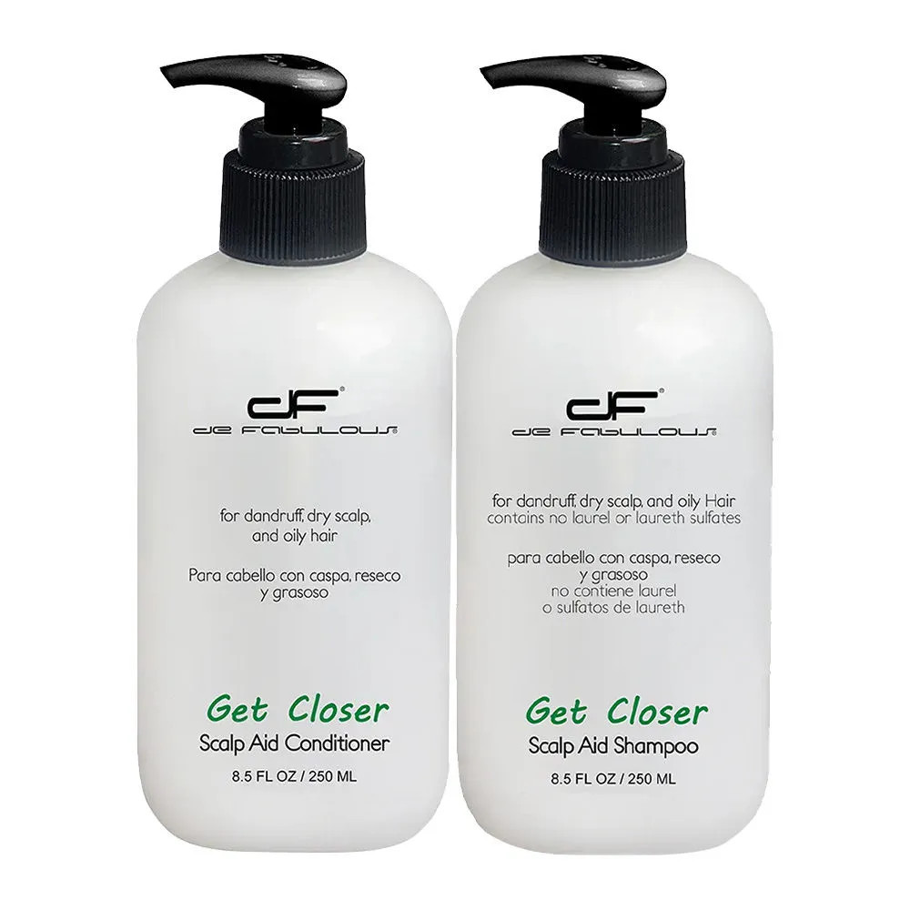 De Fabulous Get Closer Scalp Aid Shampoo + Conditioner