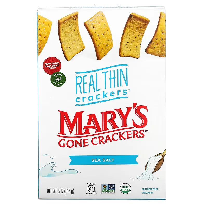 Real Thin Crackers, Sea Salt, 5 oz (142 g)