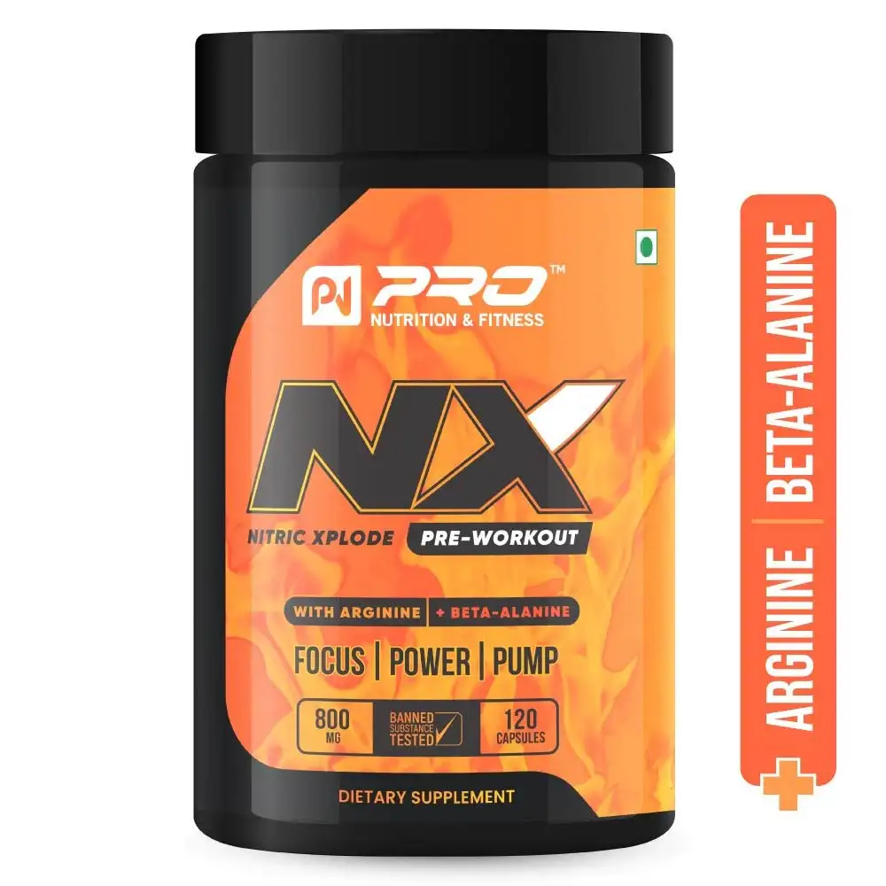 Pro Nutrition & Fitness NX Nitric Xplode,  120 capsules  Unflavoured