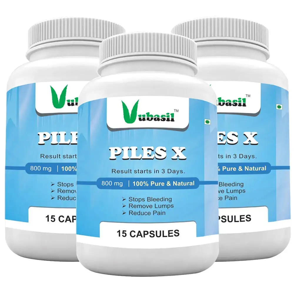 Vubasil Piles X - 800 mg,  45 capsules