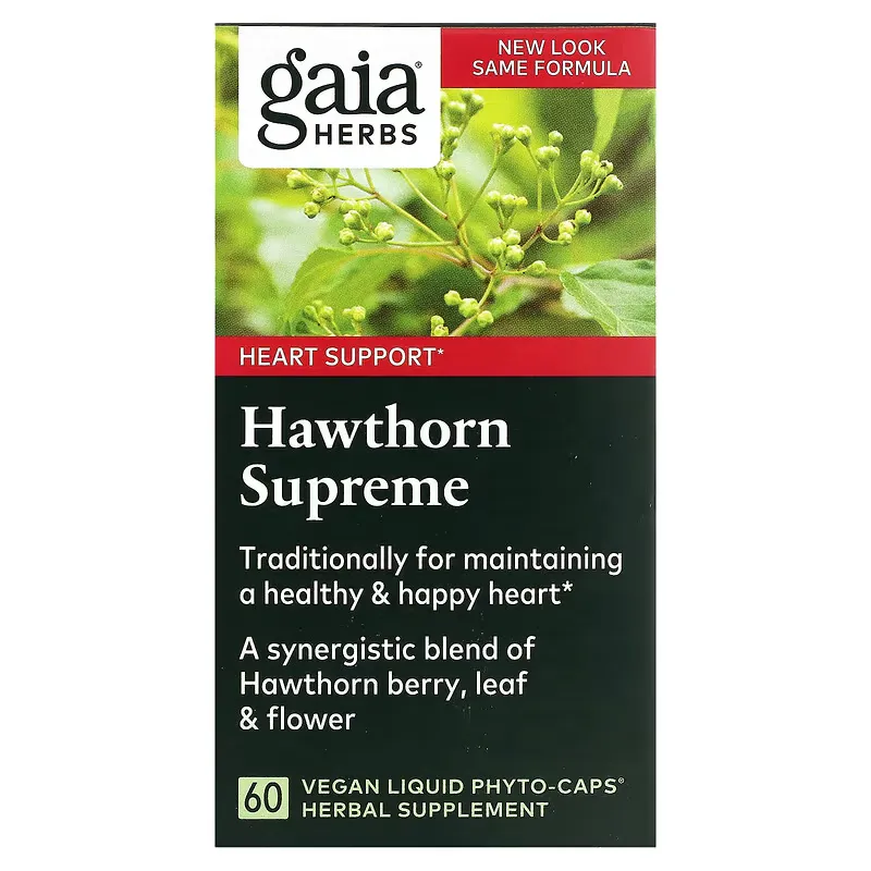 Hawthorn Supreme, 60 Vegan Liquid Phyto-Caps