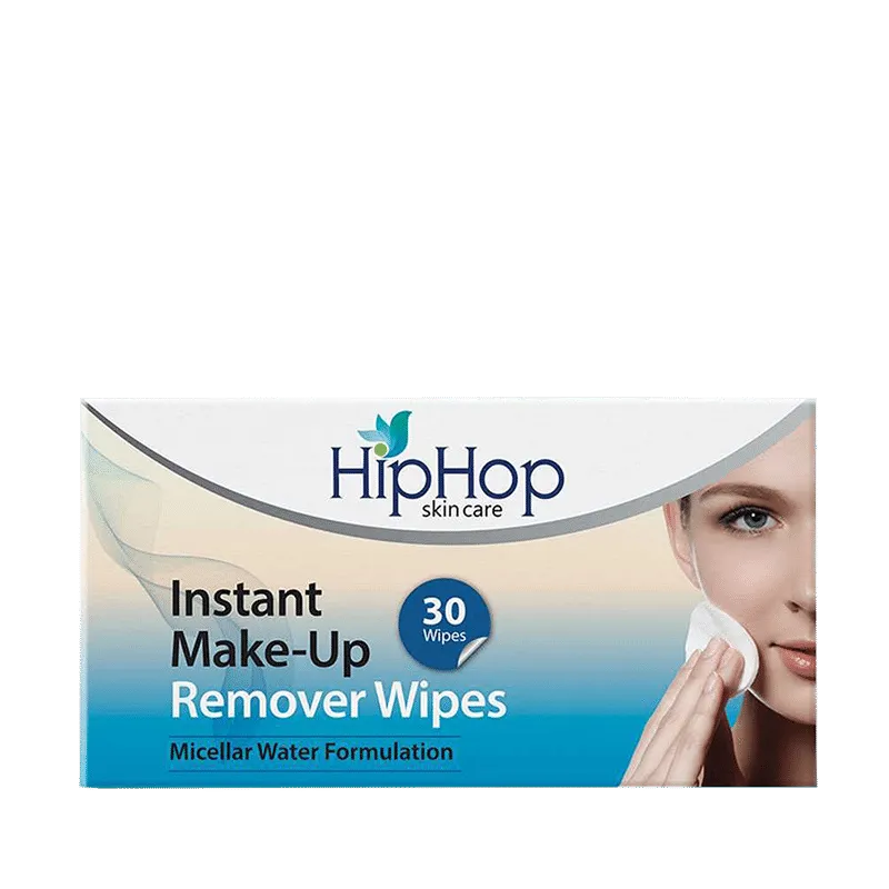 HipHop MakeUp Remover Wipes - Micellar Water (30 wipes)