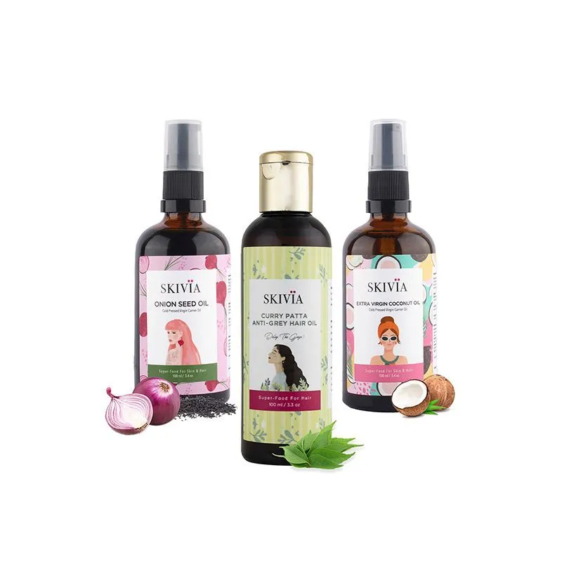 Skivia Complete Hair Care Oil Combo