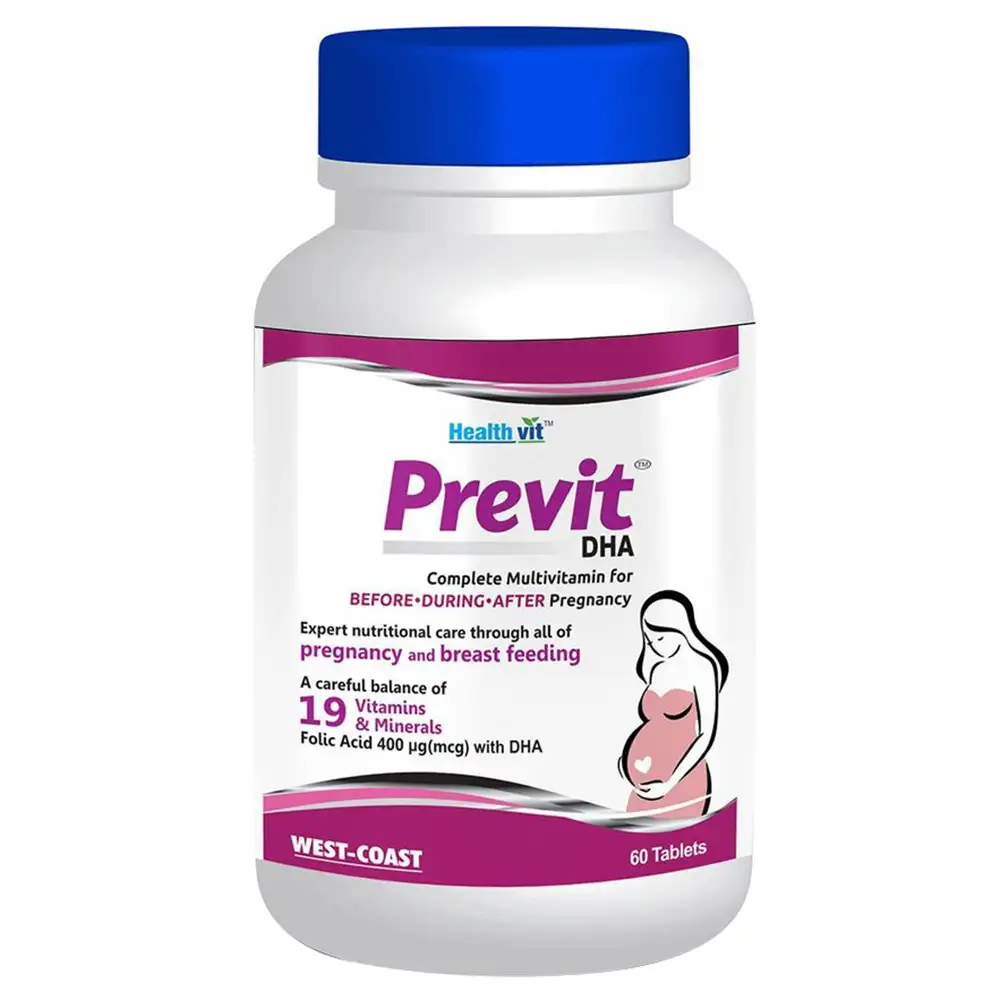 Healthvit Previt DHA,  Unflavoured  60 tablet(s)