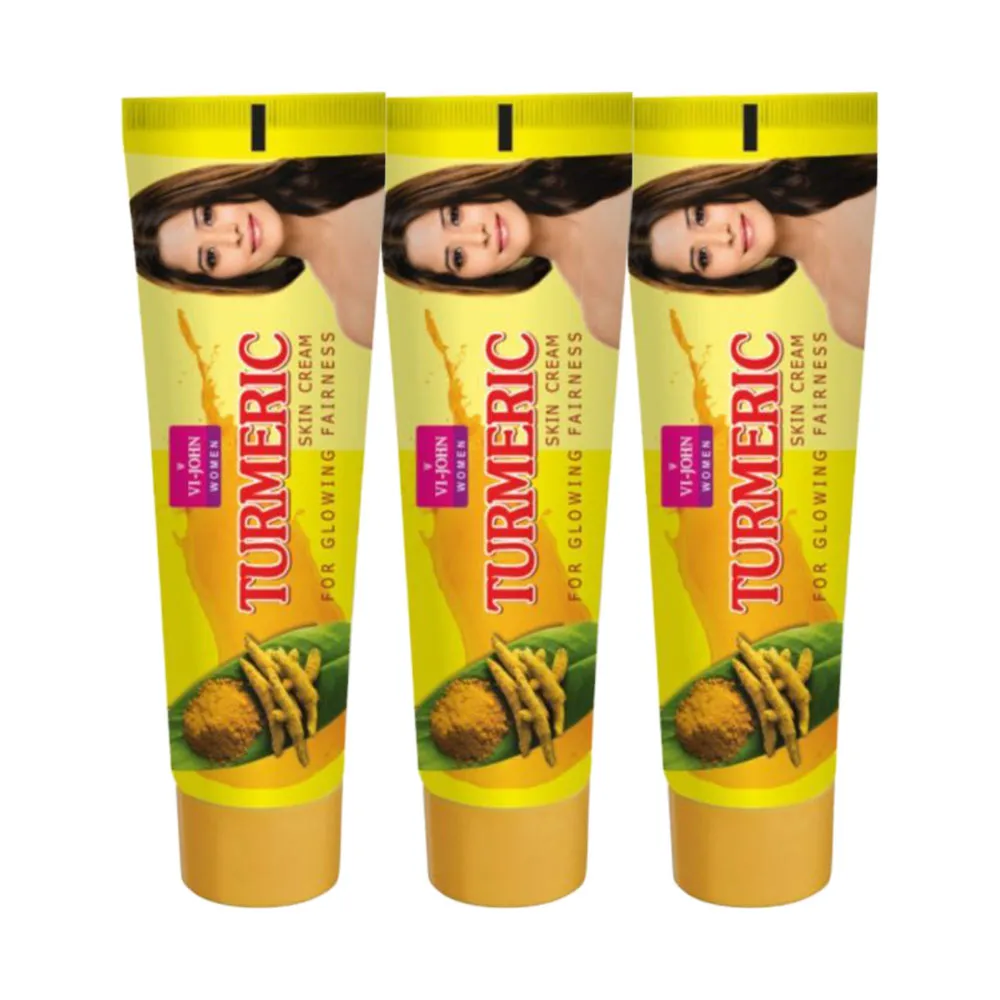 VI-JOHN Turmeric Cream - Pack of 3