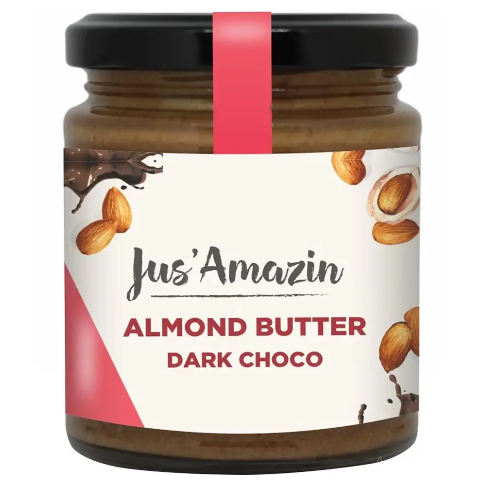 Jus Amazin Almond Butter,  Dark Choco  200 g