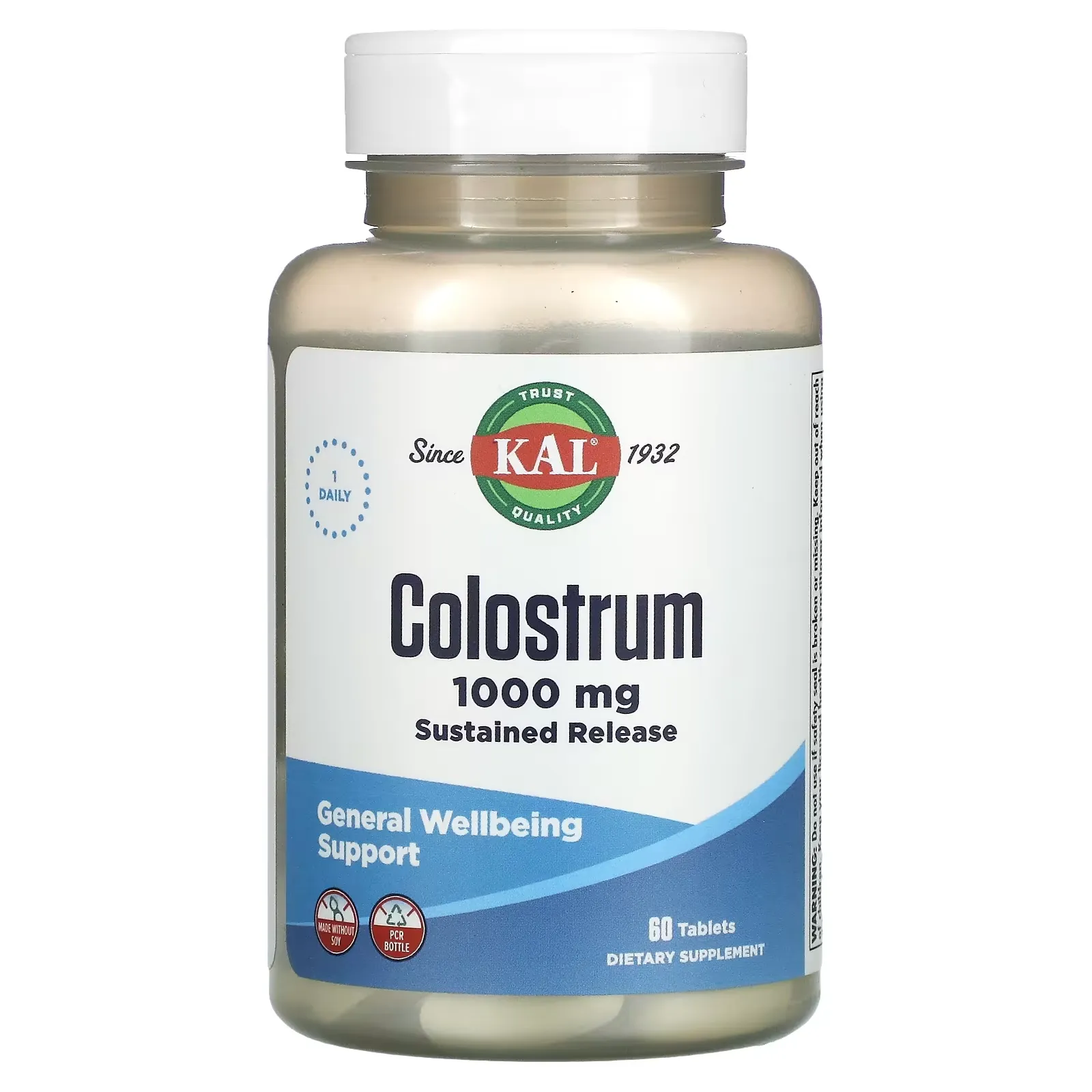 Colostrum, 1,000 mg, 60 Tablets