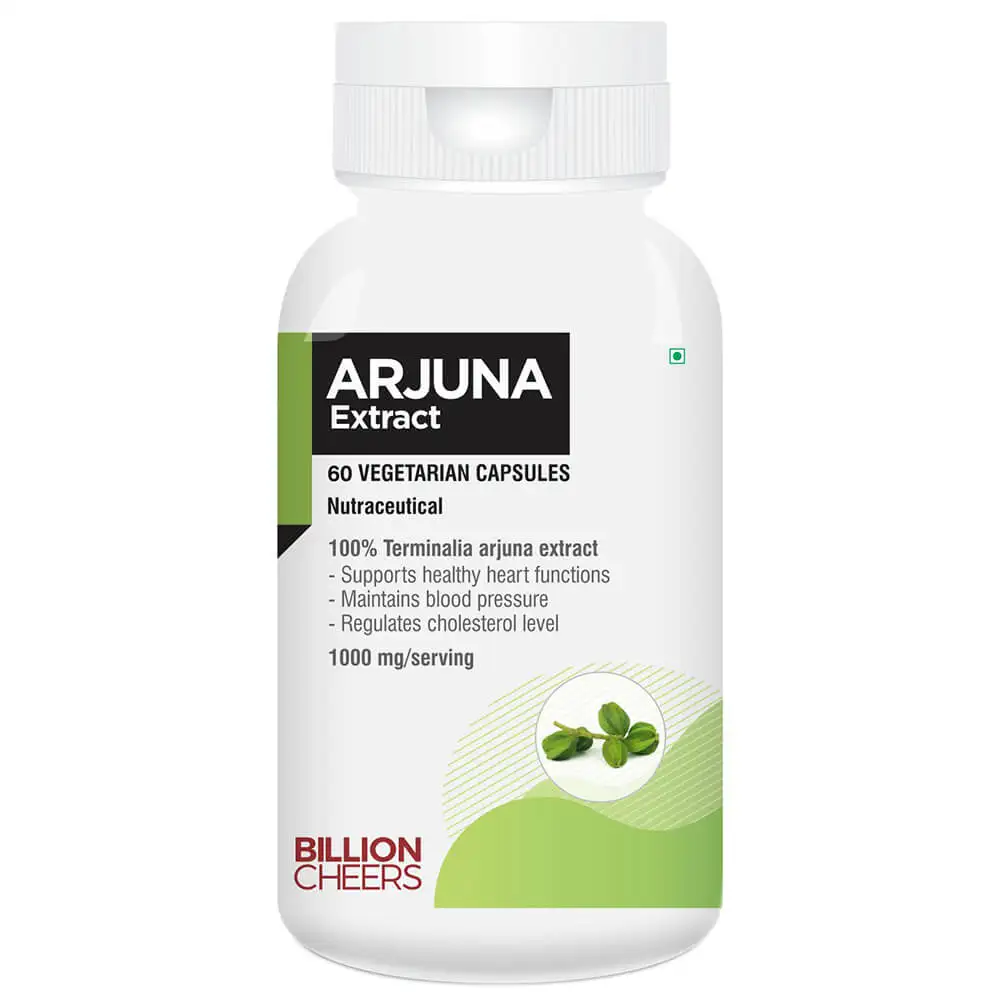 Billion Cheers Arjuna Extract,  60 capsules